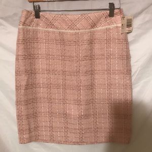 Pink Tweed Skirt